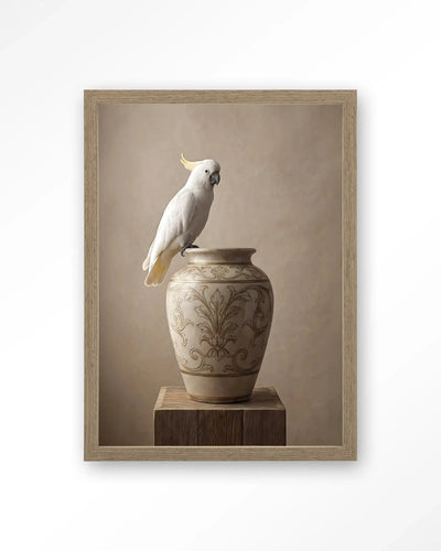 Ivory Bird - Moderne Wanddecoratie | Artprint, Glass Art & Wandkleed by Urban Cotton