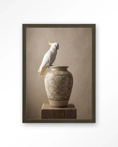 Ivory Bird - Moderne Wanddecoratie | Artprint, Glass Art & Wandkleed by Urban Cotton