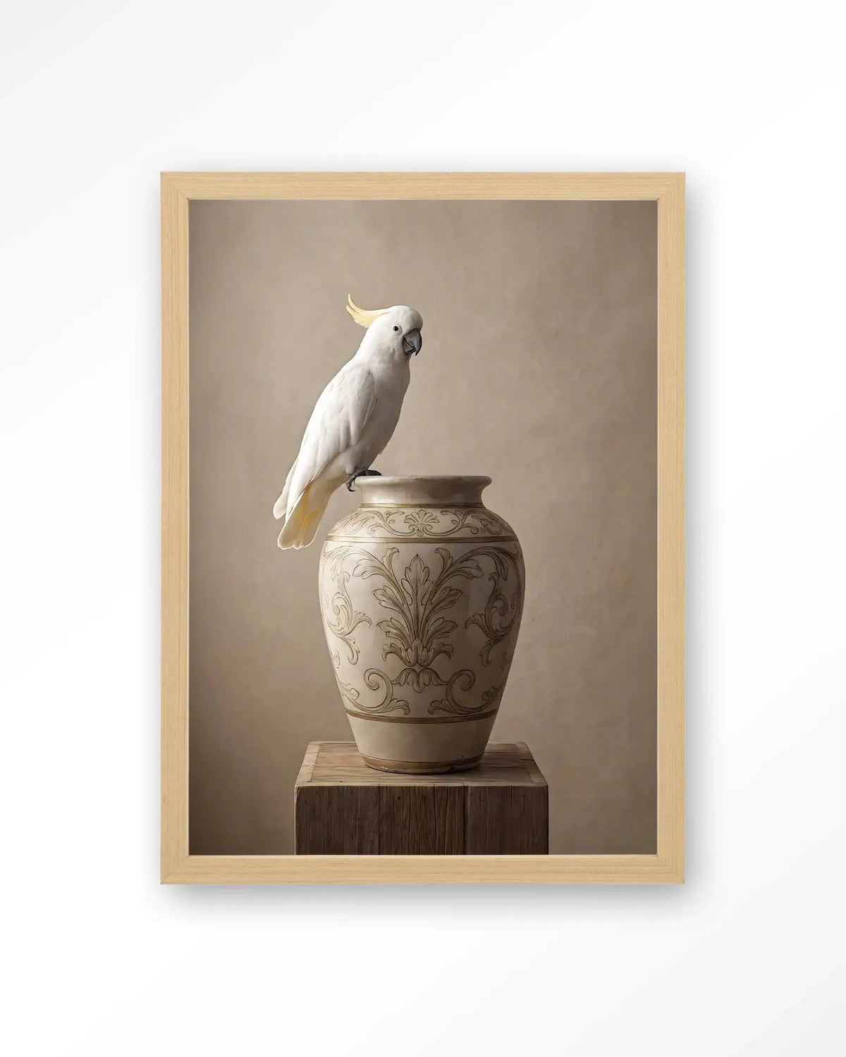 Ivory Bird - Moderne Wanddecoratie | Artprint, Glass Art & Wandkleed by Urban Cotton