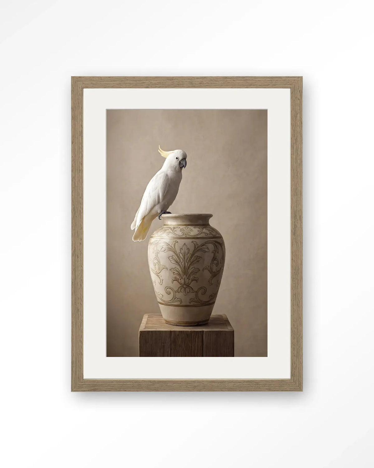 Ivory Bird - Moderne Wanddecoratie | Artprint, Glass Art & Wandkleed by Urban Cotton