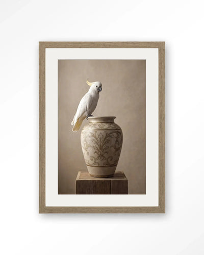Ivory Bird - Moderne Wanddecoratie | Artprint, Glass Art & Wandkleed by Urban Cotton