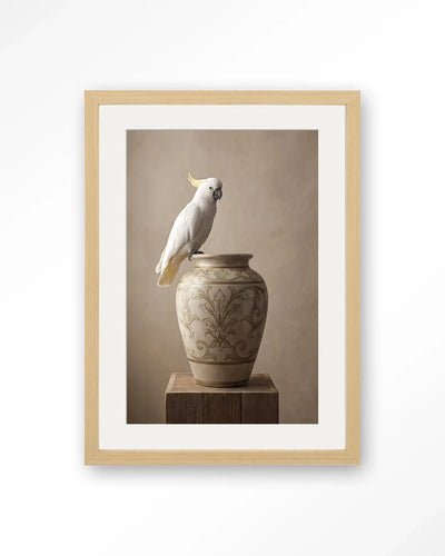 Ivory Bird - Moderne Wanddecoratie | Artprint, Glass Art & Wandkleed by Urban Cotton