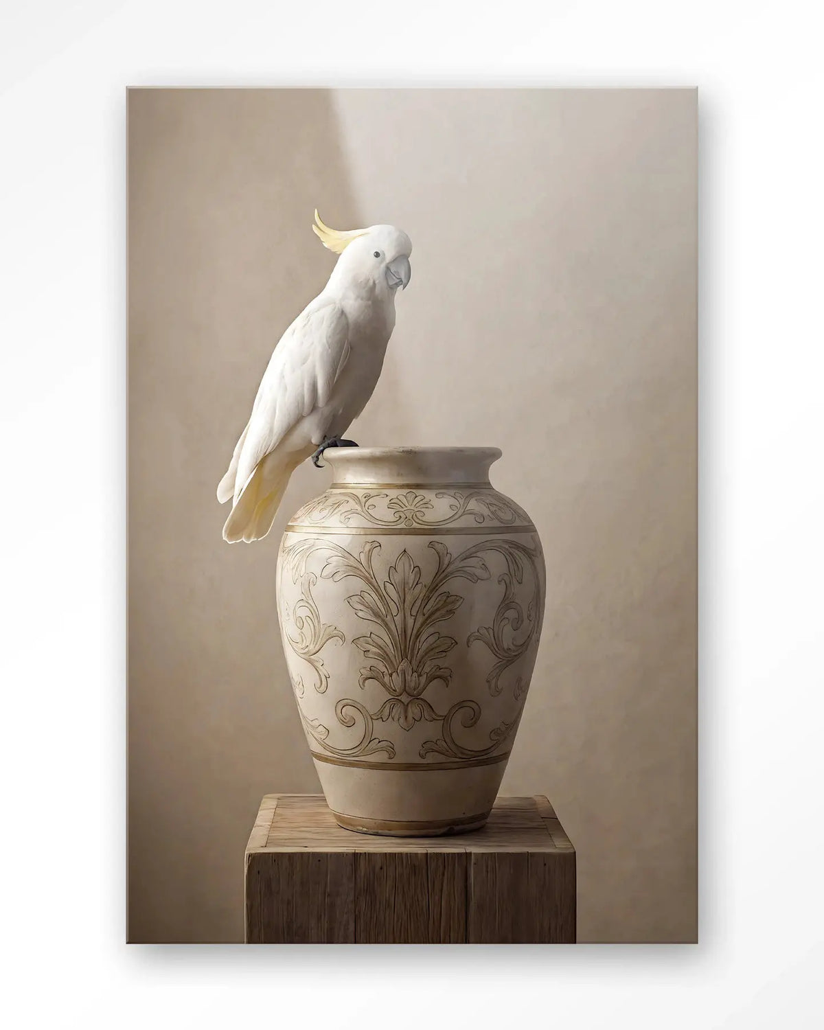 Ivory Bird - Moderne Wanddecoratie | Artprint, Glass Art & Wandkleed by Urban Cotton