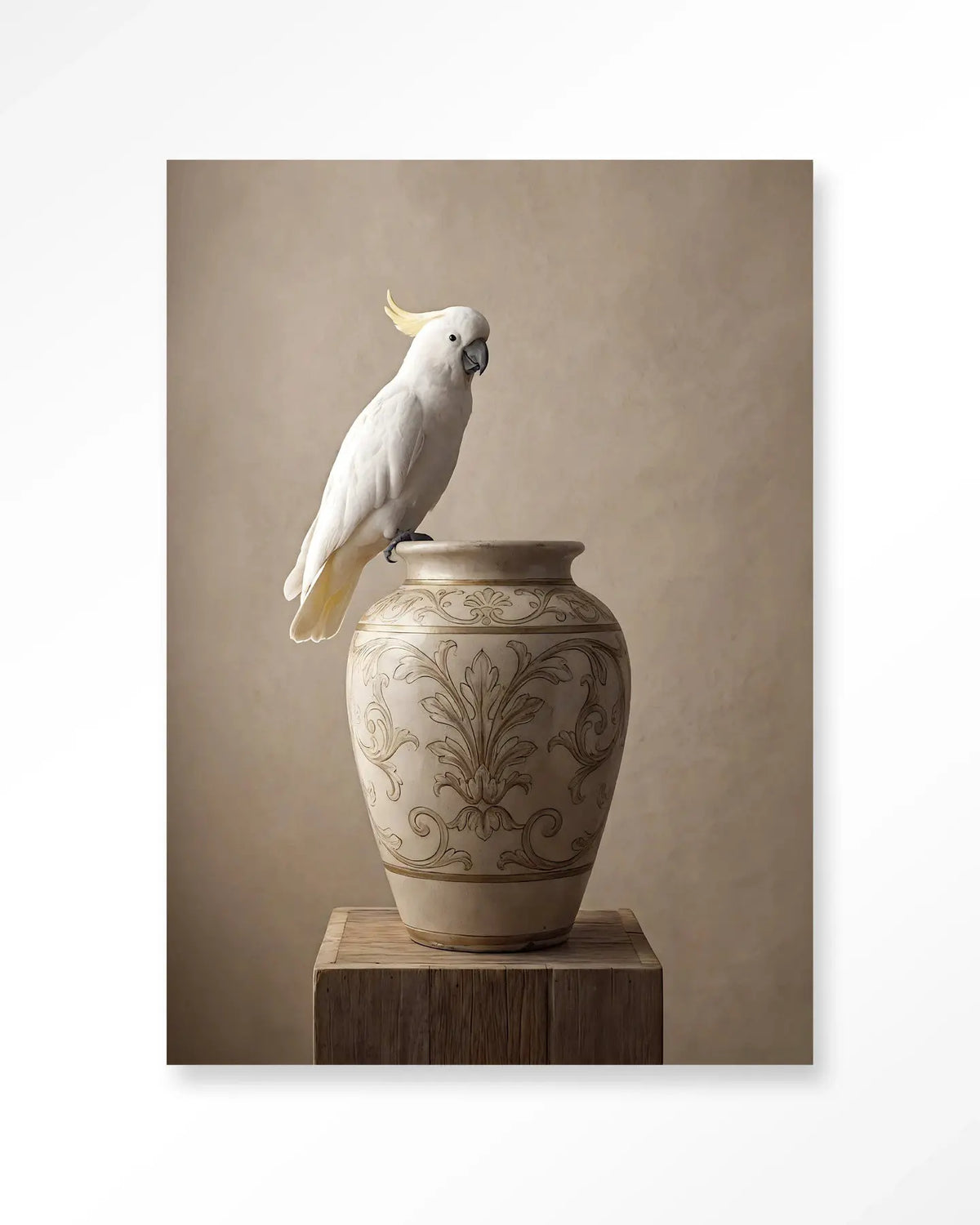 Ivory Bird - Moderne Wanddecoratie | Artprint, Glass Art & Wandkleed by Urban Cotton