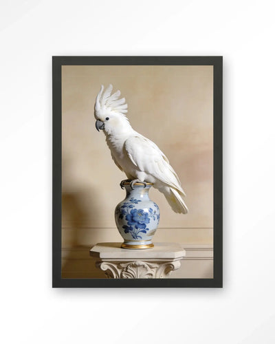 Pearl Parrot - Moderne Wanddecoratie | Artprint, Glass Art & Wandkleed by Urban Cotton