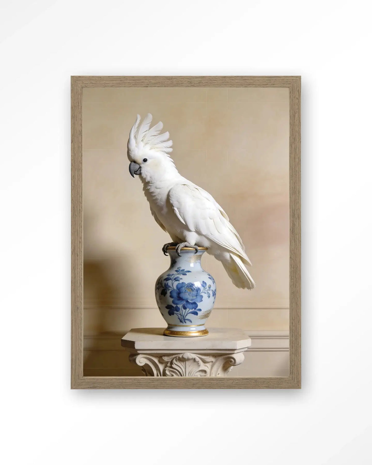 Pearl Parrot - Moderne Wanddecoratie | Artprint, Glass Art & Wandkleed by Urban Cotton