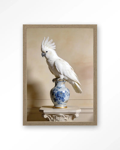 Pearl Parrot - Moderne Wanddecoratie | Artprint, Glass Art & Wandkleed by Urban Cotton