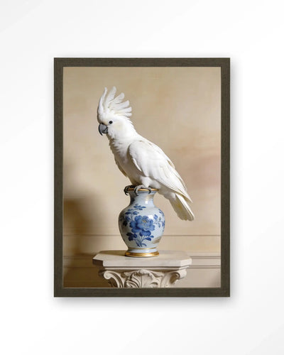 Pearl Parrot - Moderne Wanddecoratie | Artprint, Glass Art & Wandkleed by Urban Cotton