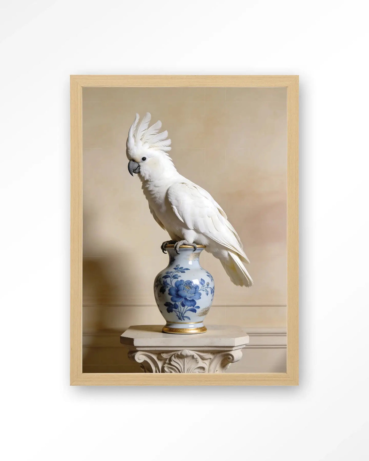 Pearl Parrot - Moderne Wanddecoratie | Artprint, Glass Art & Wandkleed by Urban Cotton