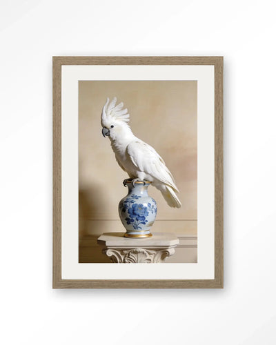 Pearl Parrot - Moderne Wanddecoratie | Artprint, Glass Art & Wandkleed by Urban Cotton