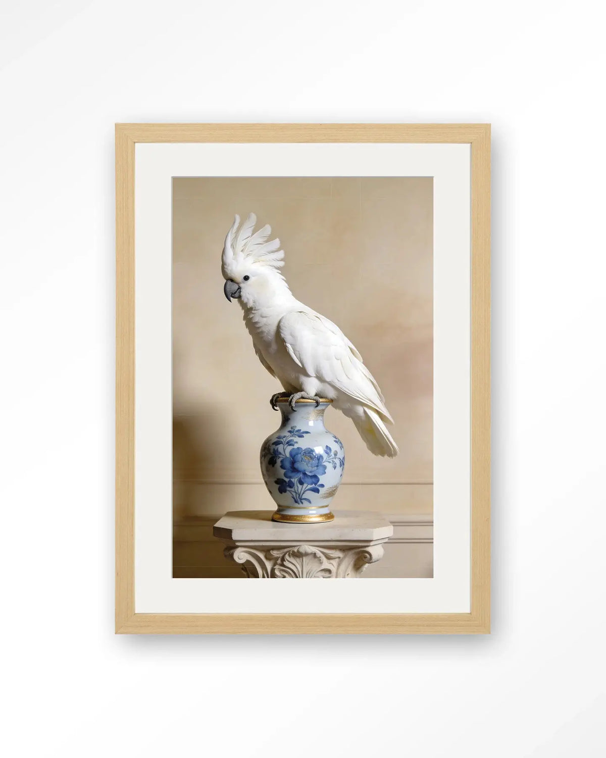 Pearl Parrot - Moderne Wanddecoratie | Artprint, Glass Art & Wandkleed by Urban Cotton