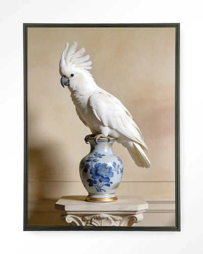 Pearl Parrot - Moderne Wanddecoratie | Artprint, Glass Art & Wandkleed by Urban Cotton