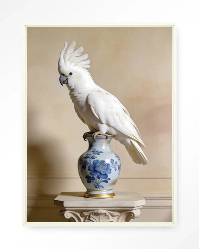 Pearl Parrot - Moderne Wanddecoratie | Artprint, Glass Art & Wandkleed by Urban Cotton