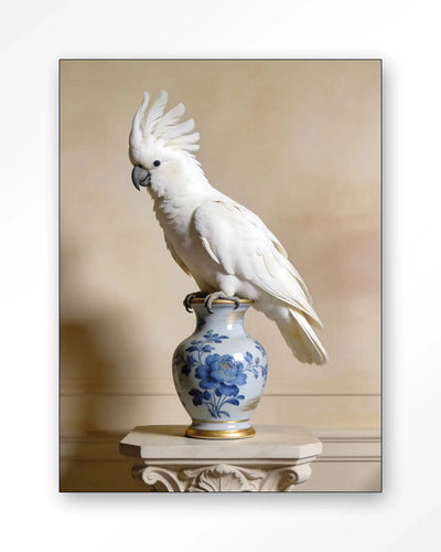 Pearl Parrot - Moderne Wanddecoratie | Artprint, Glass Art & Wandkleed by Urban Cotton