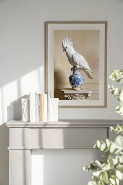 Pearl Parrot - Moderne Wanddecoratie | Artprint, Glass Art & Wandkleed by Urban Cotton