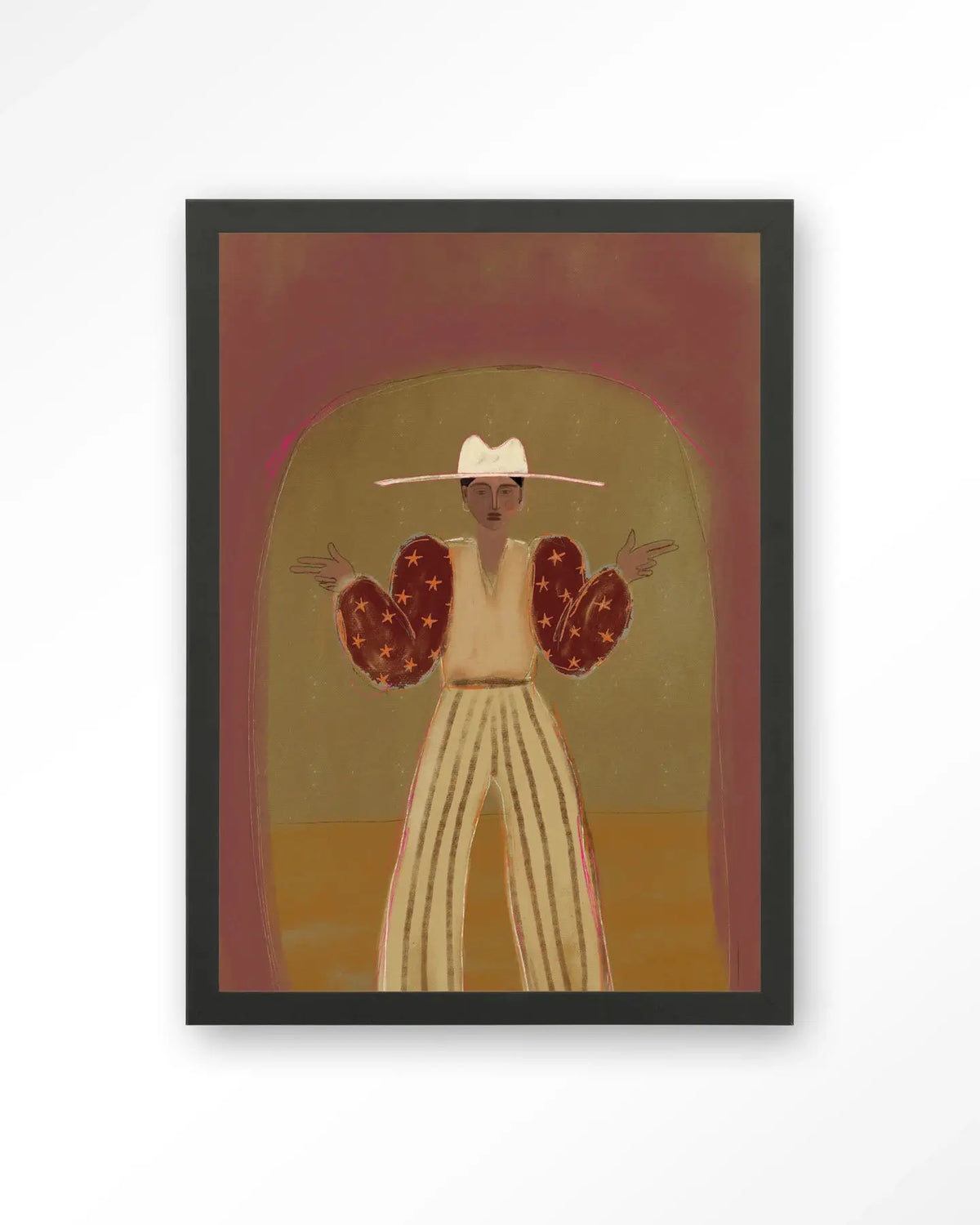 Pieuw Pieuw Burgundy - Moderne Wanddecoratie | Artprint, Glass Art & Wandkleed by Urban Cotton