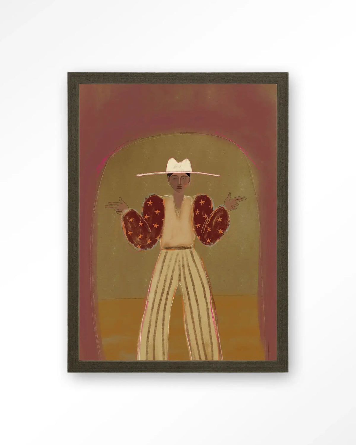 Pieuw Pieuw Burgundy - Moderne Wanddecoratie | Artprint, Glass Art & Wandkleed by Urban Cotton