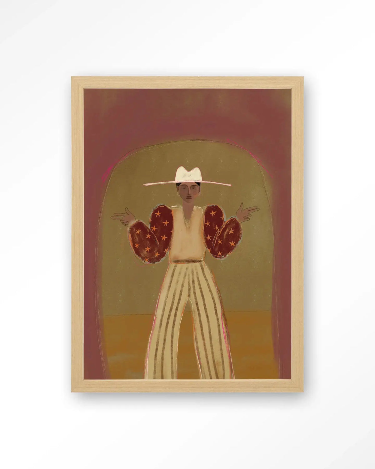 Pieuw Pieuw Burgundy - Moderne Wanddecoratie | Artprint, Glass Art & Wandkleed by Urban Cotton