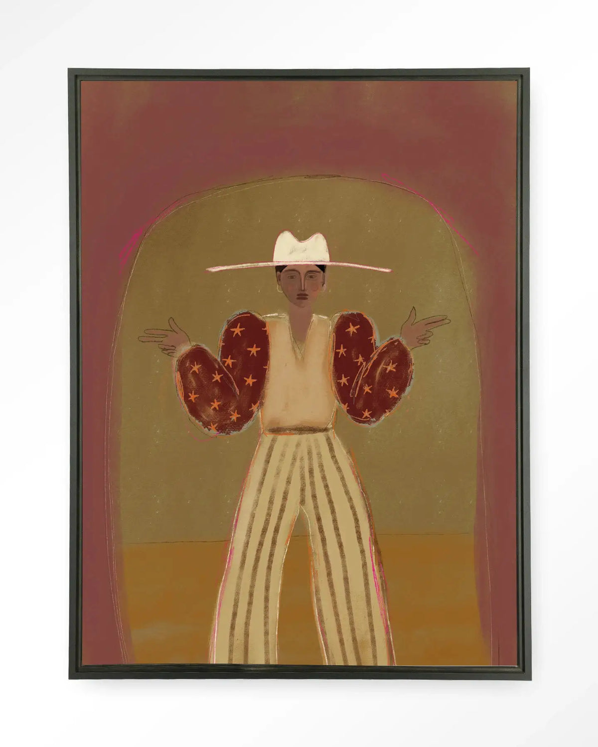 Pieuw Pieuw Burgundy - Moderne Wanddecoratie | Artprint, Glass Art & Wandkleed by Urban Cotton