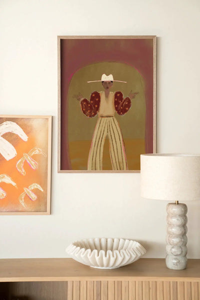 Pieuw Pieuw Burgundy - Moderne Wanddecoratie | Artprint, Glass Art & Wandkleed by Urban Cotton