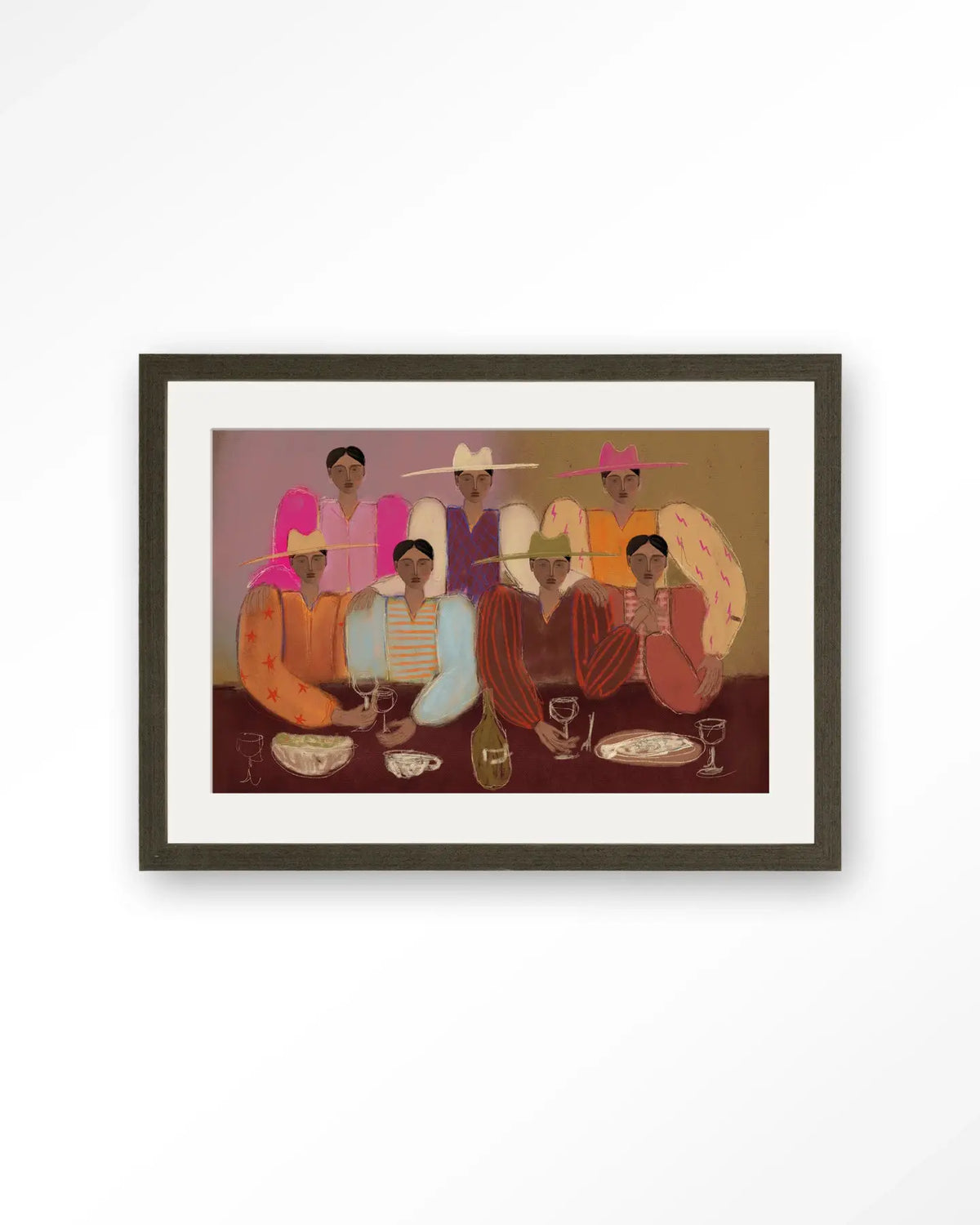 The Dinner Club - Moderne Wanddecoratie | Artprint, Glass Art & Wandkleed by Urban Cotton
