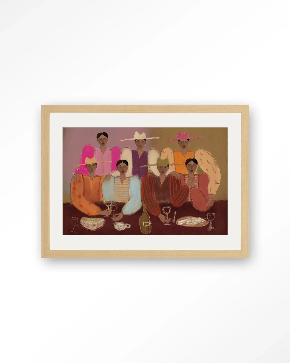 The Dinner Club - Moderne Wanddecoratie | Artprint, Glass Art & Wandkleed by Urban Cotton