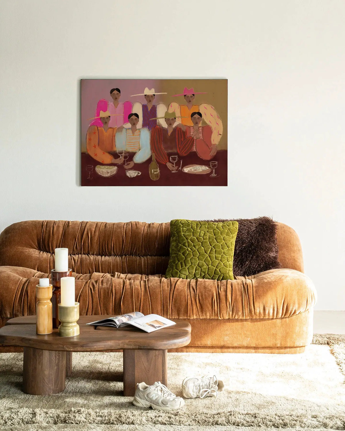 The Dinner Club - Moderne Wanddecoratie | Artprint, Glass Art & Wandkleed by Urban Cotton