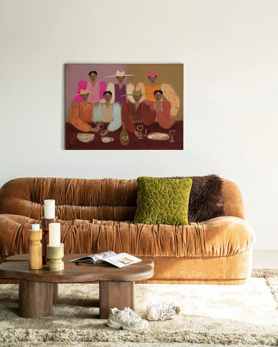 The Dinner Club - Moderne Wanddecoratie | Artprint, Glass Art & Wandkleed by Urban Cotton