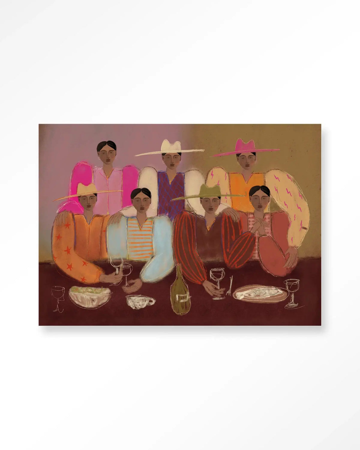 The Dinner Club - Moderne Wanddecoratie | Artprint, Glass Art & Wandkleed by Urban Cotton