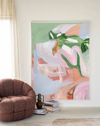 Bloom In Bliss - Moderne Wanddecoratie | Artprint, Glass Art & Wandkleed by Urban Cotton