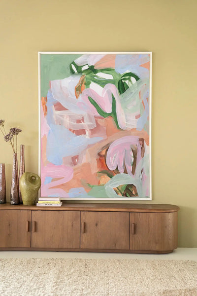 Bloom In Bliss - Moderne Wanddecoratie | Artprint, Glass Art & Wandkleed by Urban Cotton