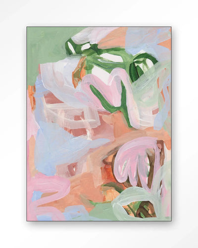 Bloom In Bliss - Moderne Wanddecoratie | Artprint, Glass Art & Wandkleed by Urban Cotton