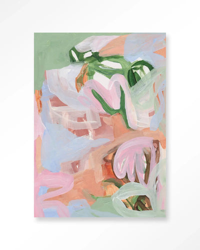 Bloom In Bliss - Moderne Wanddecoratie | Artprint, Glass Art & Wandkleed by Urban Cotton