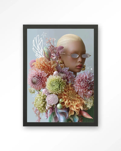 Floral Eclectic - Moderne Wanddecoratie | Artprint, Glass Art & Wandkleed by Urban Cotton