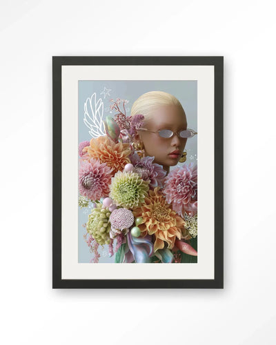 Floral Eclectic - Moderne Wanddecoratie | Artprint, Glass Art & Wandkleed by Urban Cotton