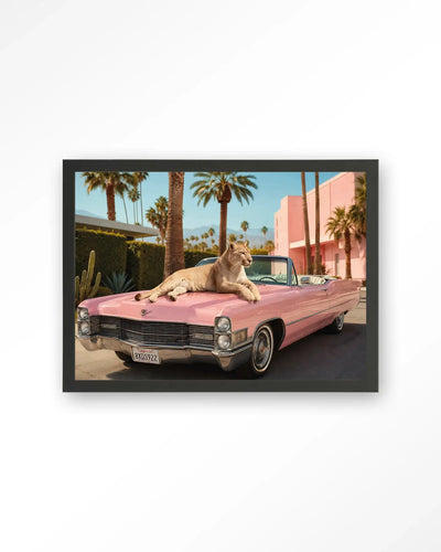 Palm Springs Pet - Moderne Wanddecoratie | Artprint, Glass Art & Wandkleed by Urban Cotton