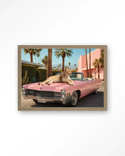 Palm Springs Pet - Moderne Wanddecoratie | Artprint, Glass Art & Wandkleed by Urban Cotton