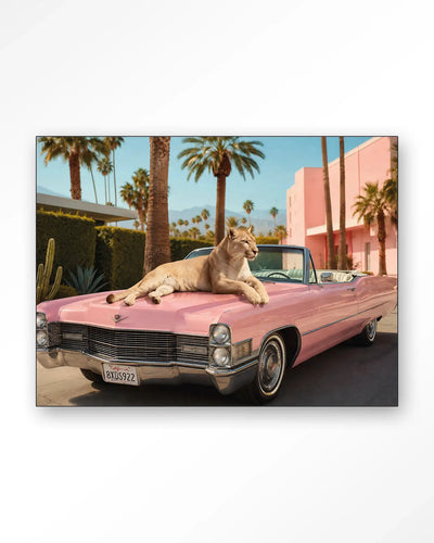 Palm Springs Pet - Moderne Wanddecoratie | Artprint, Glass Art & Wandkleed by Urban Cotton