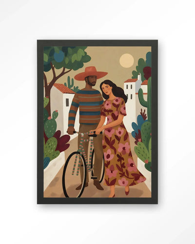 Bike In The Park - Moderne Wanddecoratie | Artprint, Glass Art & Wandkleed by Urban Cotton