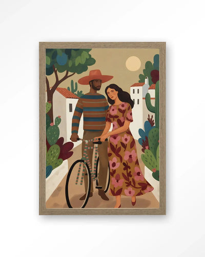 Bike In The Park - Moderne Wanddecoratie | Artprint, Glass Art & Wandkleed by Urban Cotton