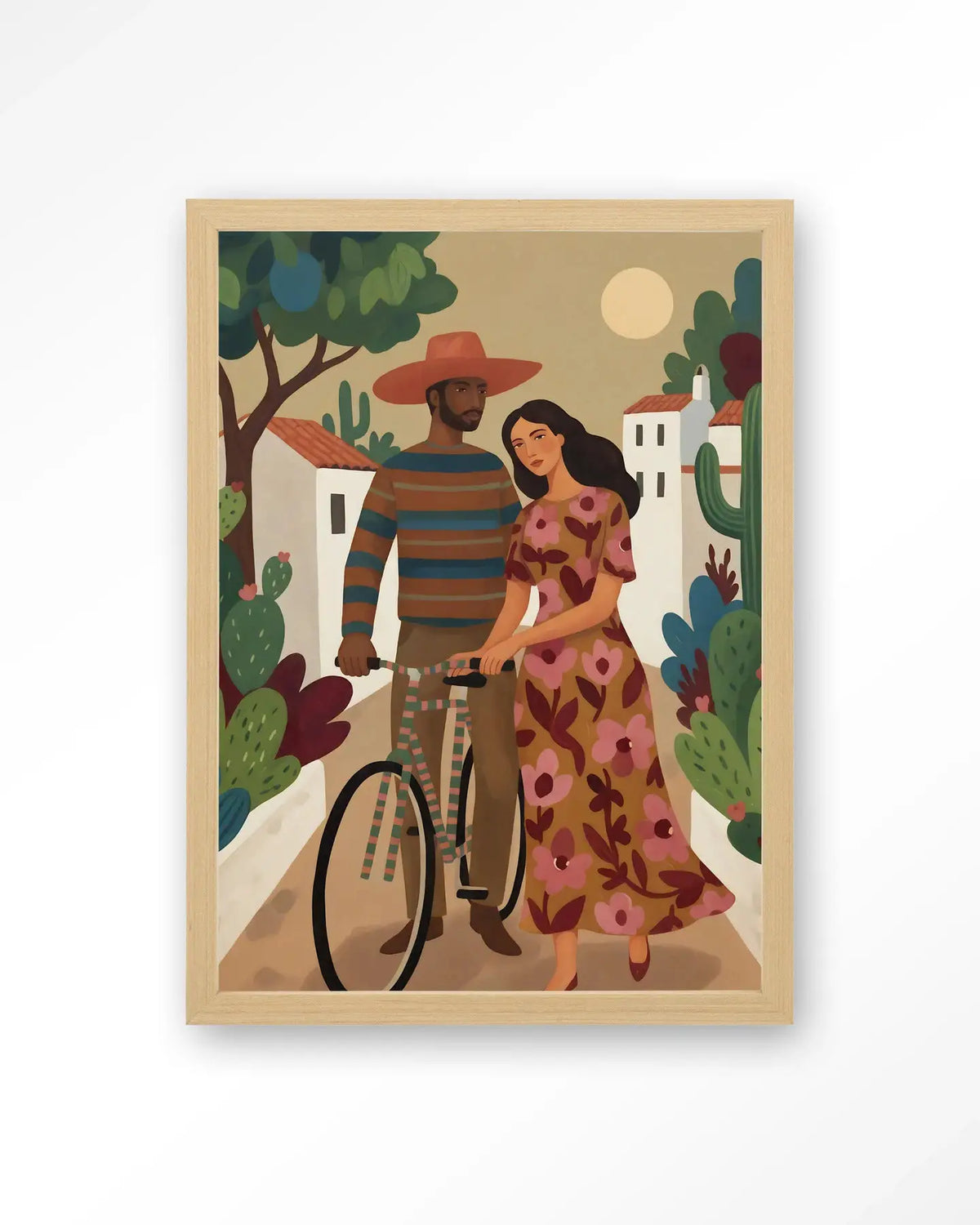 Bike In The Park - Moderne Wanddecoratie | Artprint, Glass Art & Wandkleed by Urban Cotton