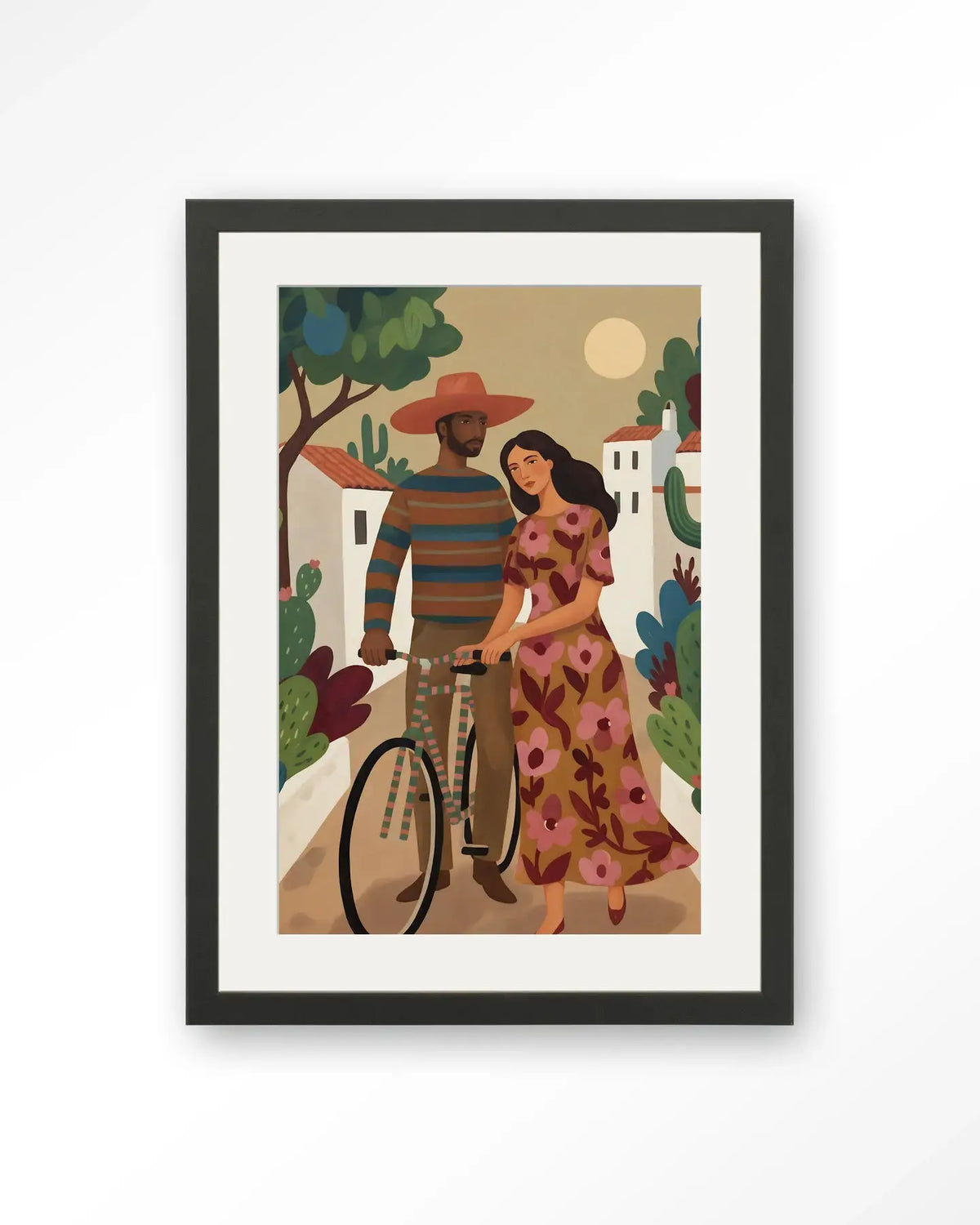 Bike In The Park - Moderne Wanddecoratie | Artprint, Glass Art & Wandkleed by Urban Cotton