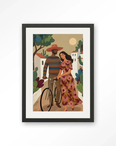 Bike In The Park - Moderne Wanddecoratie | Artprint, Glass Art & Wandkleed by Urban Cotton