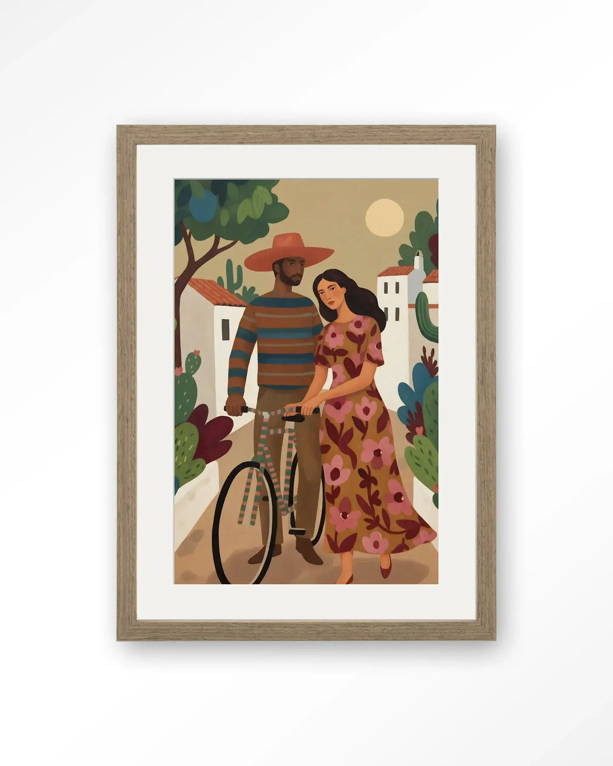 Bike In The Park - Moderne Wanddecoratie | Artprint, Glass Art & Wandkleed by Urban Cotton