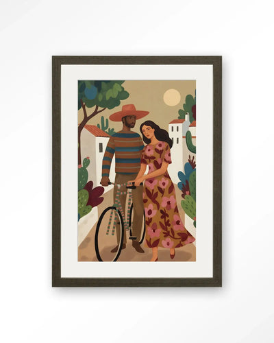 Bike In The Park - Moderne Wanddecoratie | Artprint, Glass Art & Wandkleed by Urban Cotton
