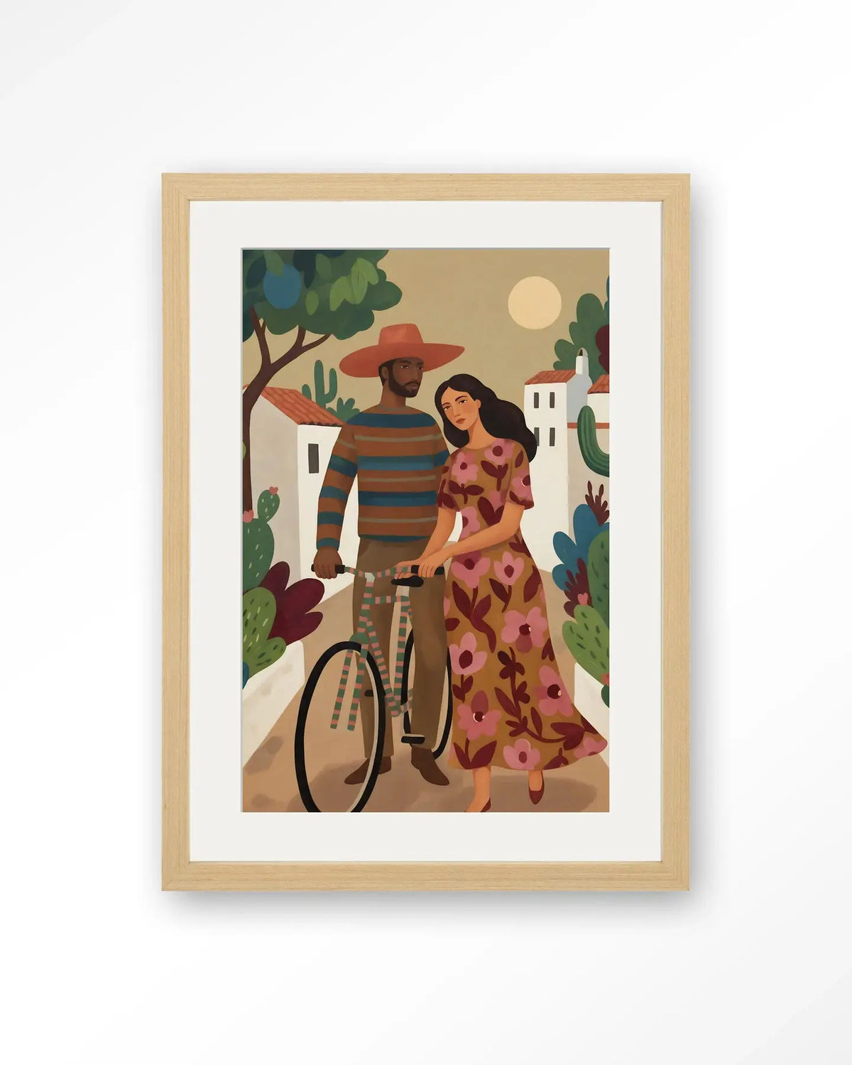 Bike In The Park - Moderne Wanddecoratie | Artprint, Glass Art & Wandkleed by Urban Cotton