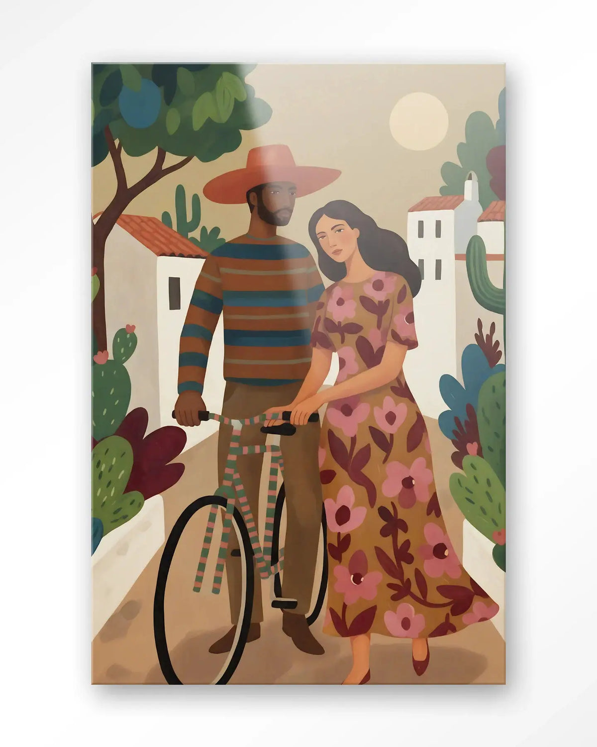 Bike In The Park - Moderne Wanddecoratie | Artprint, Glass Art & Wandkleed by Urban Cotton