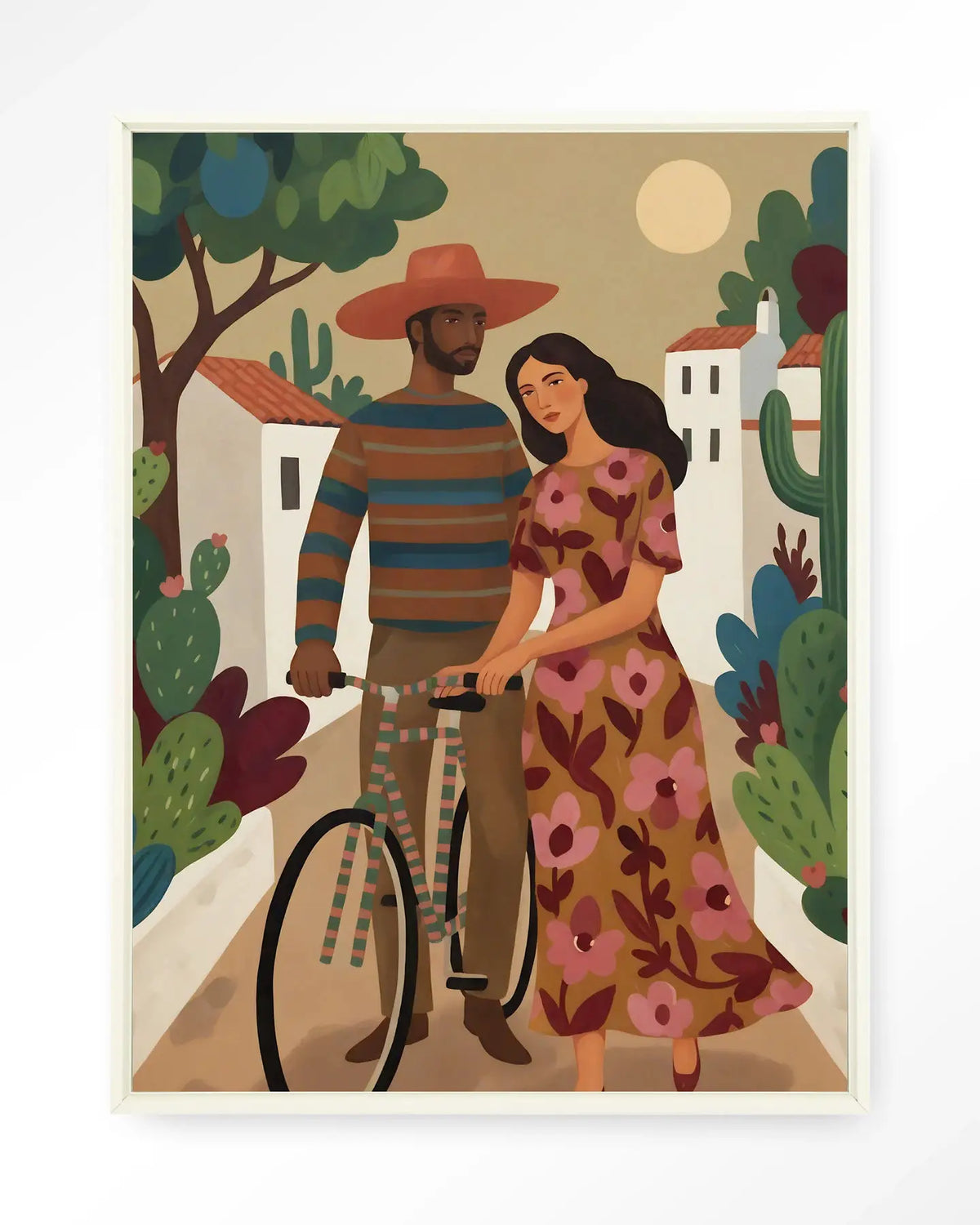 Bike In The Park - Moderne Wanddecoratie | Artprint, Glass Art & Wandkleed by Urban Cotton