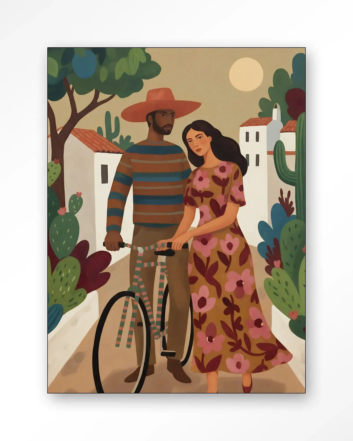 Bike In The Park - Moderne Wanddecoratie | Artprint, Glass Art & Wandkleed by Urban Cotton