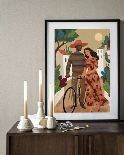 Bike In The Park - Moderne Wanddecoratie | Artprint, Glass Art & Wandkleed by Urban Cotton